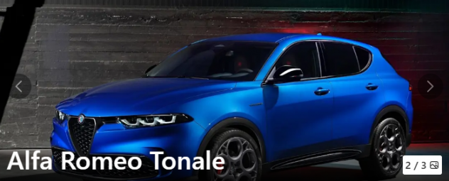 MUSATA COMPLETA ANTERIORE FRONTALE ALFA ROMEO TONALE