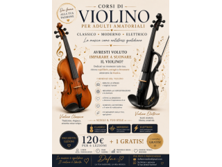 Violino e canto corsi amatoriali