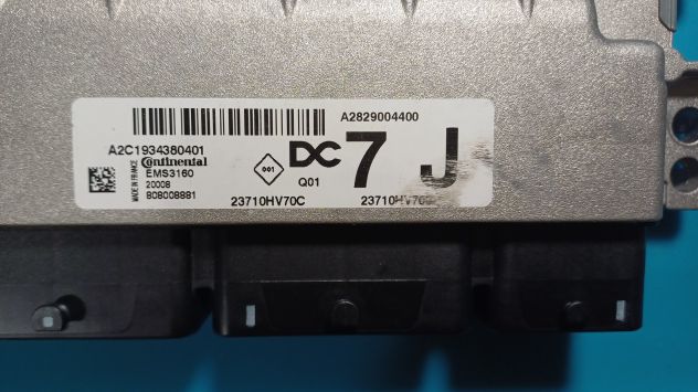 CENTRALINA MOTORE NISSAN QASHAI ECU CONTINENTAL EMS 3160 DC 7 J