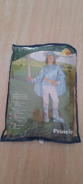 COSTUME / VESTITO DI CARNEVALE DA PRINCIPE AZZURRO PER BAMBINO,TAGLIA 7 - 9 ANNI - Foto 4