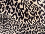 Pelle cavallino chicco di riso avorio e nero