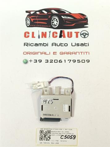 CENTRALINA ALLARME MAZDA MX-5 2° Serie NF0267SS0 271000-3160 L828 (0513) - Foto 3