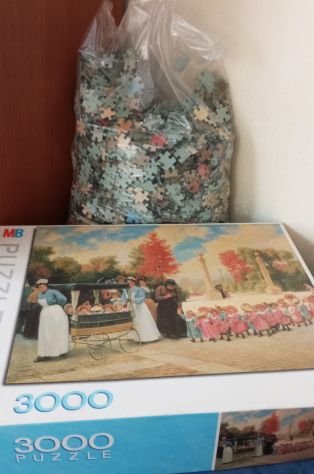 Puzzle MB da 3000 pezzi - La Promenade des enfants - Timoléon Marie Lobrichon - Foto 6