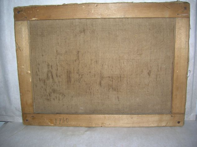 Antico quadro Veduta di St Goar sul Reno leggenda Ondina Lorelei - Foto 2