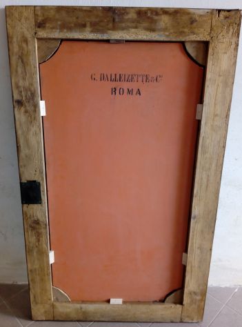 Specchio Antico RESTAURATO da Armadio Italiano ,fine tardo 1800 in legno Abete. - Foto 2