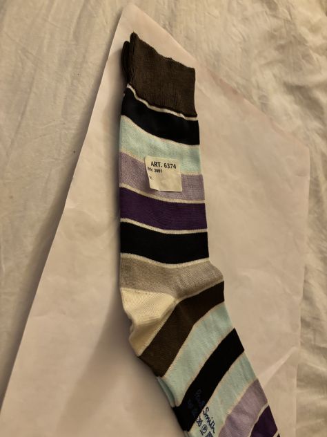 CALZE NUOVE MAI USATE E MAI PROVATE DA UOMO FIRMATE ORIGINALI”PAUL SMITH”TAGLIA - Foto 5