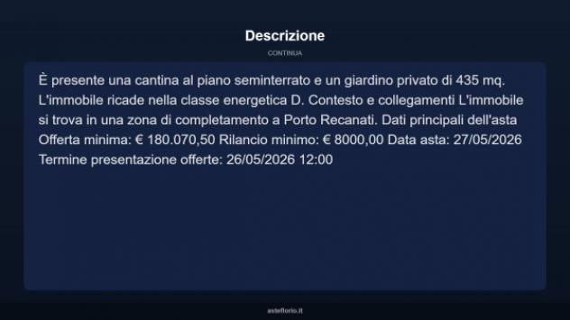 Immobile in asta di 130 m² in vendita a Porto Recanati - Foto 4