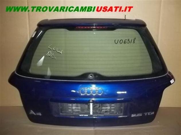PORTELLO BLU MET. C/SPOILER AUDI A4 96  Carrozzeria  Lamierati esterni  Portello  Portello post. AUDI - A4 - 01-02-1995 - 01-12-2000