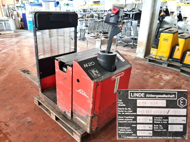 transpallet elettrico Linde usato - Foto 4