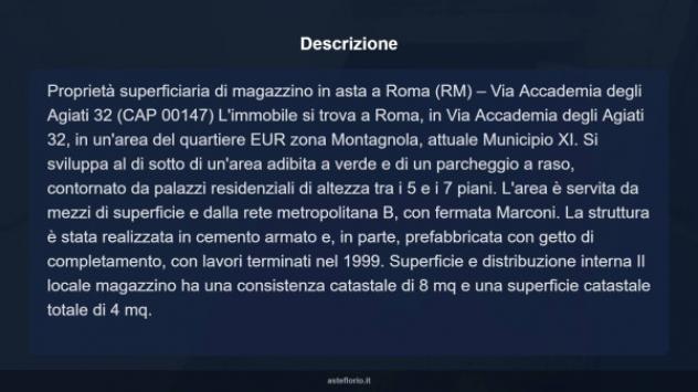 Immobile in asta di 8 m² in vendita a Roma - Foto 5