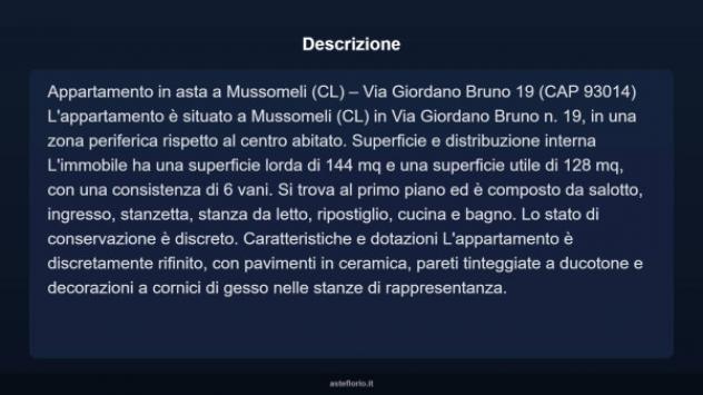 Immobile in asta di 144 m² in vendita a Mussomeli - Foto 4