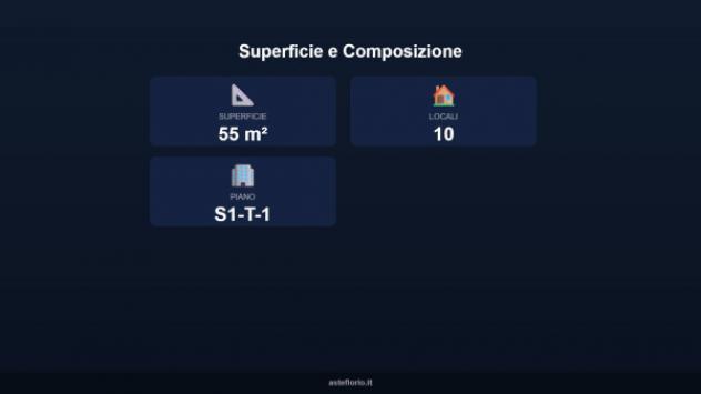 Immobile in asta di 55 m², box auto in vendita a Roma - Foto 2