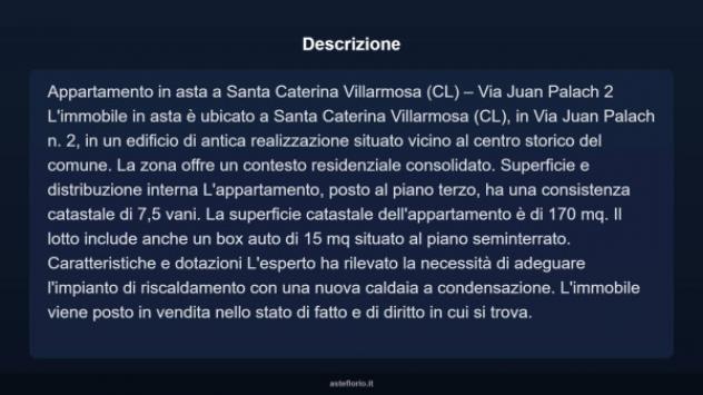 Immobile in asta di 170 m², box auto in vendita a Santa Caterina Villarmosa - Foto 11