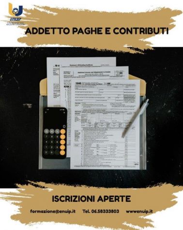 ADDETTO PAGHE E CONTRIBUTI