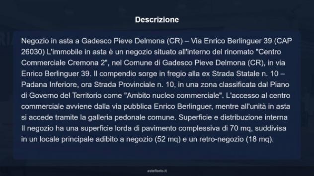 Immobile in asta di 70 m² in vendita a Gadesco-Pieve Delmona - Foto 10