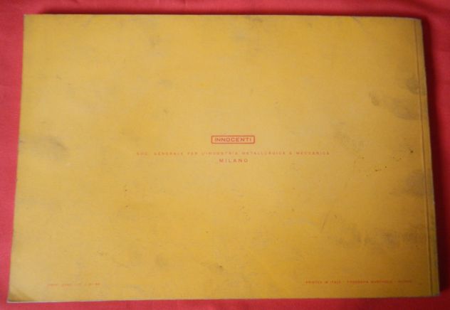Manuale istruzioni stazioni di servizio Innocenti Lambretta TV 175 1958 - Foto 2