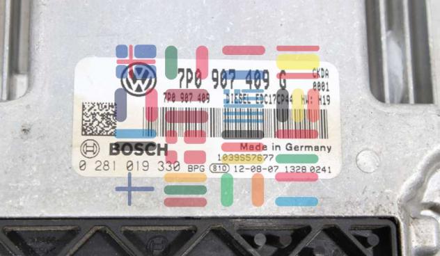 0281019330 7P0907409G Volkswagen Touareg 4.2 centralina motore Bosch - Foto 2