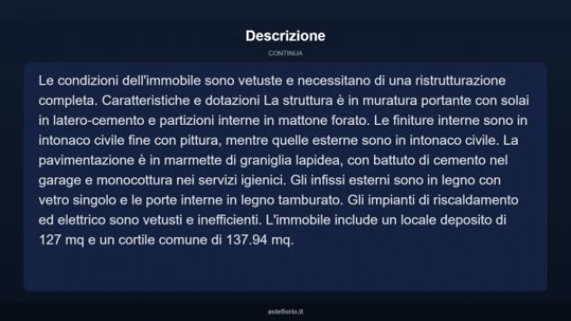 Immobile in asta di 153 m² con più di 5 locali e box auto in vendita a Bolotana - Foto 9