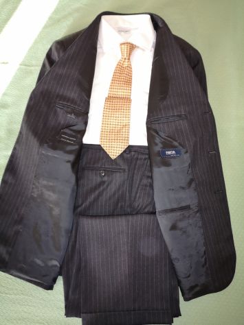 SVENDO ELEGANTISSIMO COMPLETO UOMO ORIGINALE SARTORIA ITALIANA LA RINASCENTE - Foto 3
