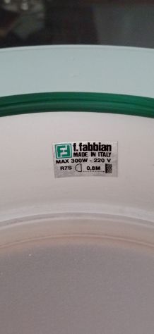 Lampadario F.Fabbian modello "Quadra" anni "80 VINTAGE - Foto 7