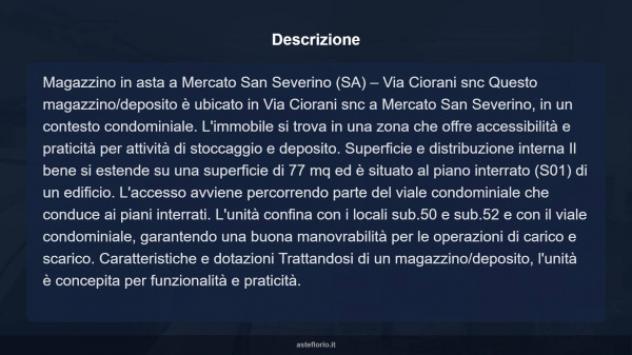 Immobile in asta di 77 m² in vendita a Mercato San Severino - Foto 9