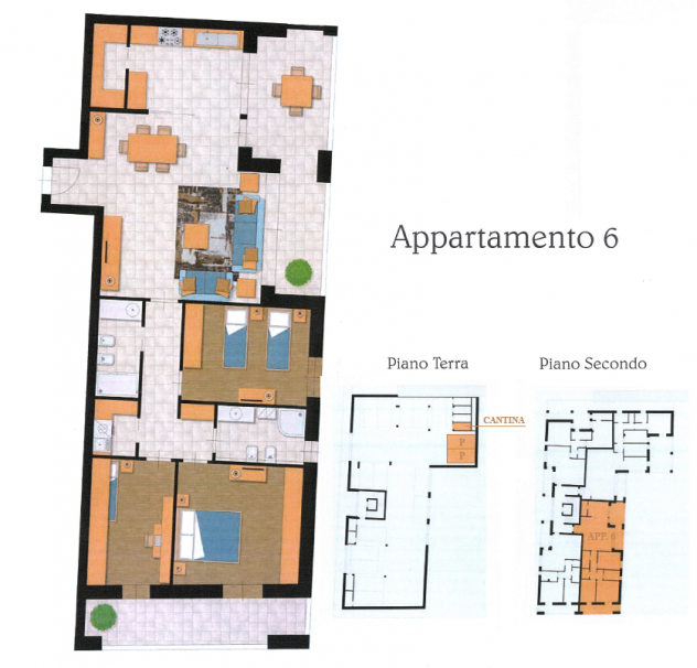 Appartamento in vendita a Cascina 126 mq Rif: 1316367 - Foto 8