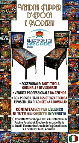 Vendita flipper vari modelli