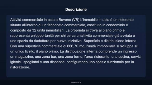Immobile in asta di 666 m² in vendita a Baveno - Foto 6