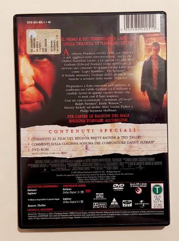 Red Dragon.Special Edition Brett Ratner (Regista),Anthony HopkinsUniversal Pict - Foto 3