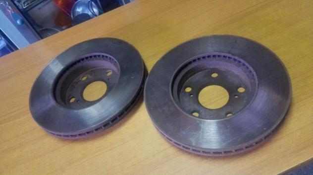 Coppia dischi freno Anteriori Autoventilati TOYOTA RAV 4 D4D 05 - Foto 3