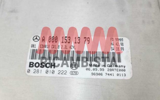 0281010222 A0001531379 Mercedes Classe C 2.2 centralina motore Bosch - Foto 2