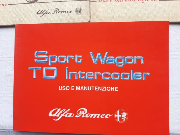 ALFA ROMEO TURBO DIESEL 5 PEZZI IN BLOCCO ORIGINALI - Foto 4