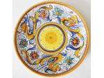 Deruta-Piatto ceramica smaltata dipinta a mano-cm 30-anno 1960 ca