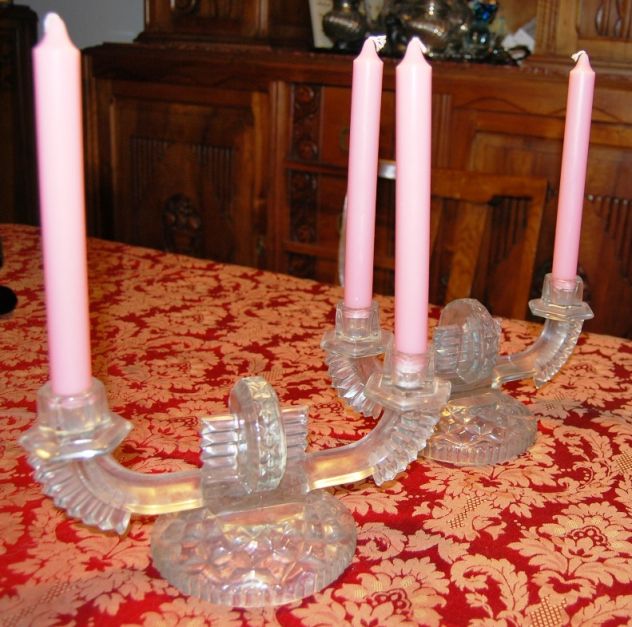 Candelieri deco 2 bracci 28x15