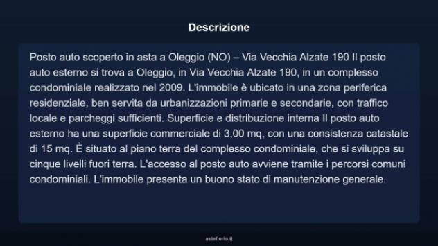 Immobile in asta di 3 m² in vendita a Oleggio - Foto 5
