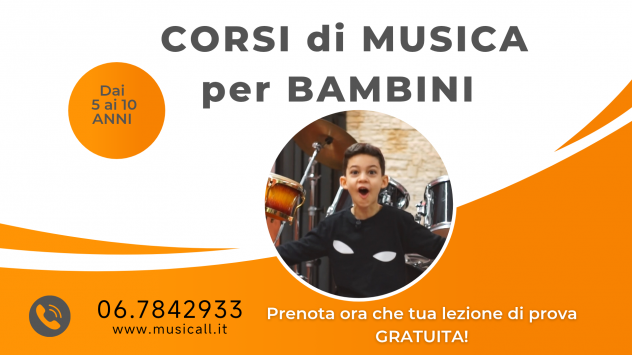 CORSI DI MUSICA PER BAMBINI