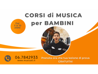 CORSI DI MUSICA PER BAMBINI