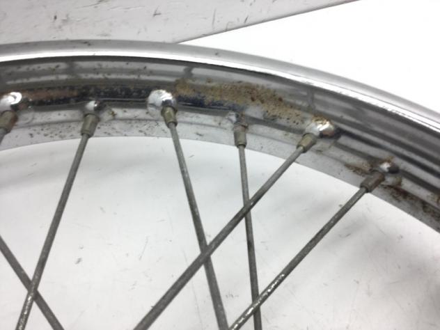 HONDA CB FOUR 350 CERCHIO RUOTA ANTERIORE 18 X 1.60 1974 - Foto 8