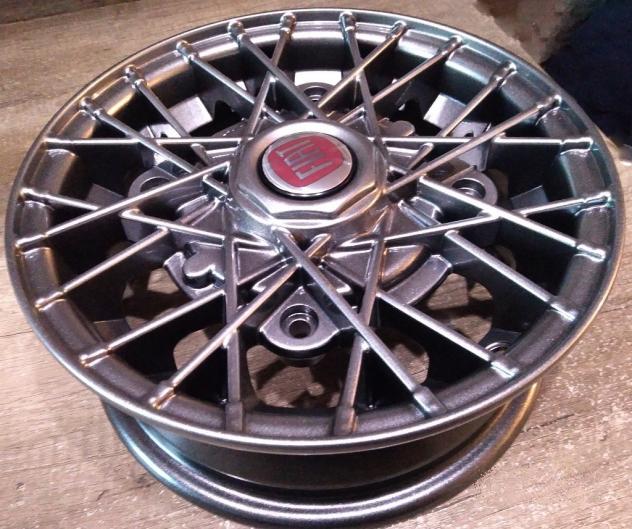 Cerchi RAY crome 4,5x12 4x190 fiat 500 l f r - Foto 10