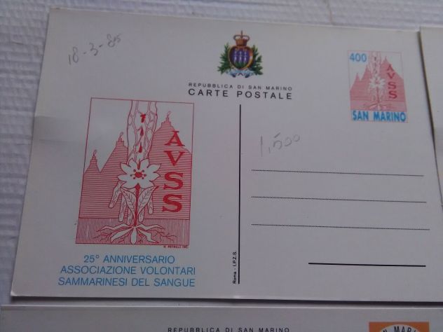 LOTTO DI 9 CARTE POSTALI DI SAN MARINO - Foto 6
