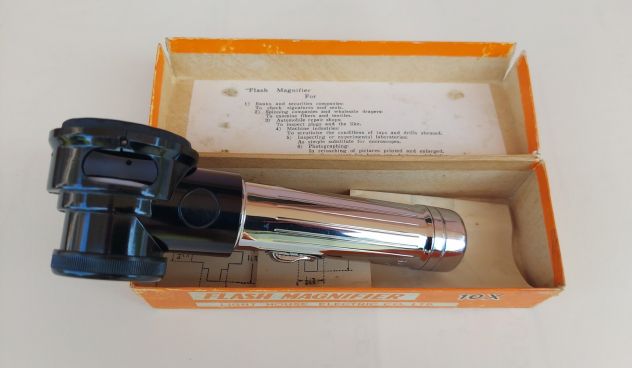 Lente flash d'ingrandimento 10X Light House Magnifier 108 Made in Japan scatola