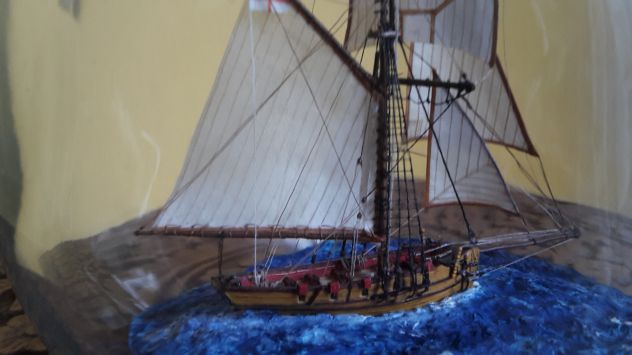 Modello Speedy Cutter nave in bottiglia - Foto 2