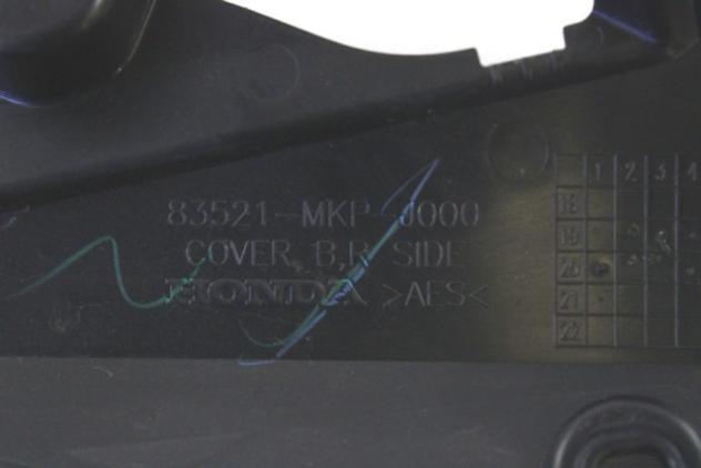 HONDA CB 500 F 83520MKPJ00 FIANCHETTO SELLA DESTRA PC63 19 - 22 RIGHT SEAT COVER 83521MKPJ000 - Foto 5