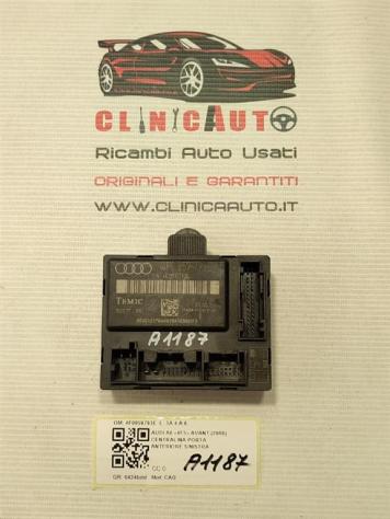 CENTRALINA PORTA SX GUIDA AUDI A6 Avant Serie C6 (4F5) 4F0959793E (0412)