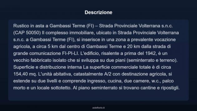 Immobile in asta di 73 m² in vendita a Gambassi Terme - Foto 4