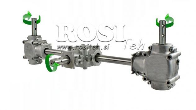 -SET DI RIDUTTORI 1:1,35 (22HP-16kW) PER LO SPARGITORE L:770