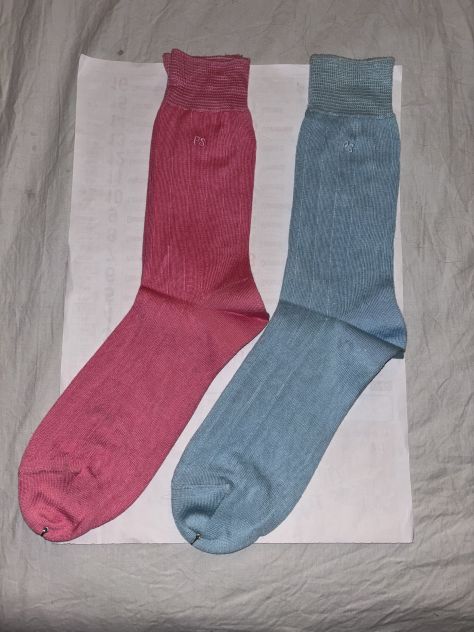 2 PAIA DI CALZE NUOVE DA UOMO LEGGERE FIRMATE ORIGINALI:”PAUL SMITH”MADE IN ITAL - Foto 5