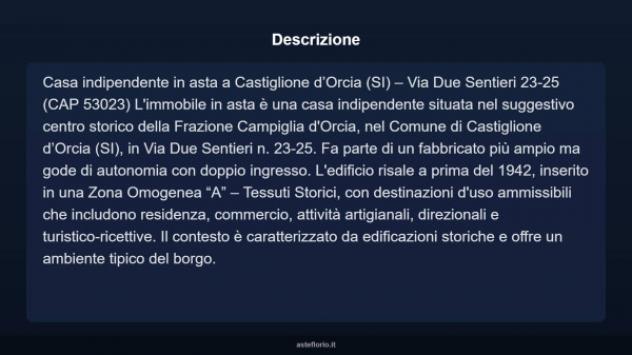 Immobile in asta di 79 m² in vendita a Castiglione d'Orcia - Foto 17