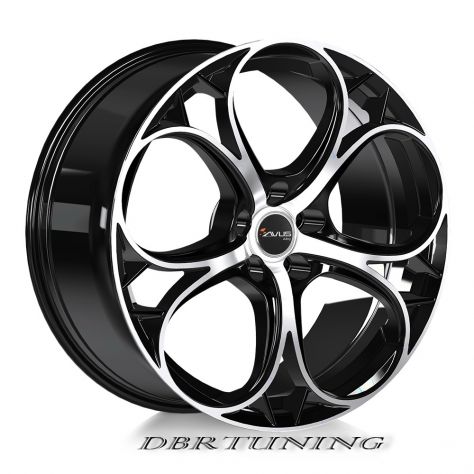 Cerchi lega 19 modello AVUS AC-520 Black Pol Alfa Giulia Stelvio Giulietta - Foto 3