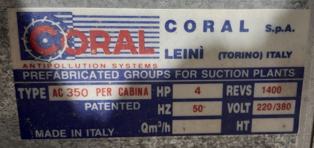 Cabina di verniciatura a secco Coral modello HC-350 - Foto 5